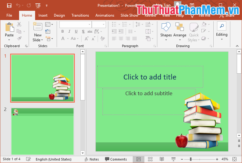 Mẫu PowerPoint đẹp số 8