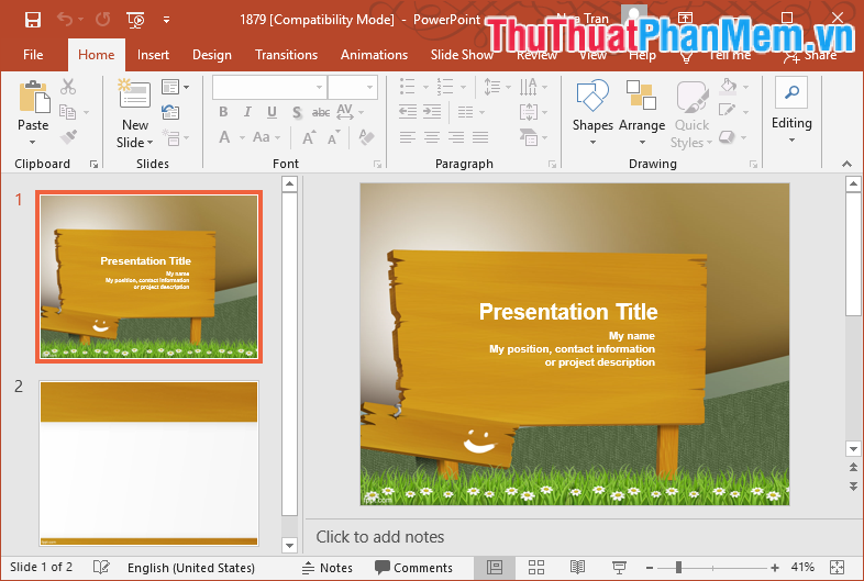 Mẫu PowerPoint đẹp số 5