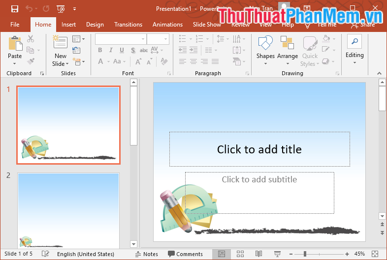 Mẫu PowerPoint đẹp số 11