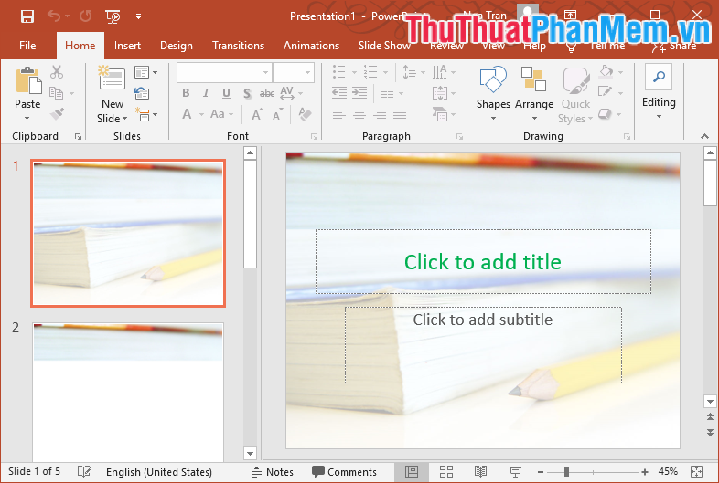 Mẫu PowerPoint đẹp số 9