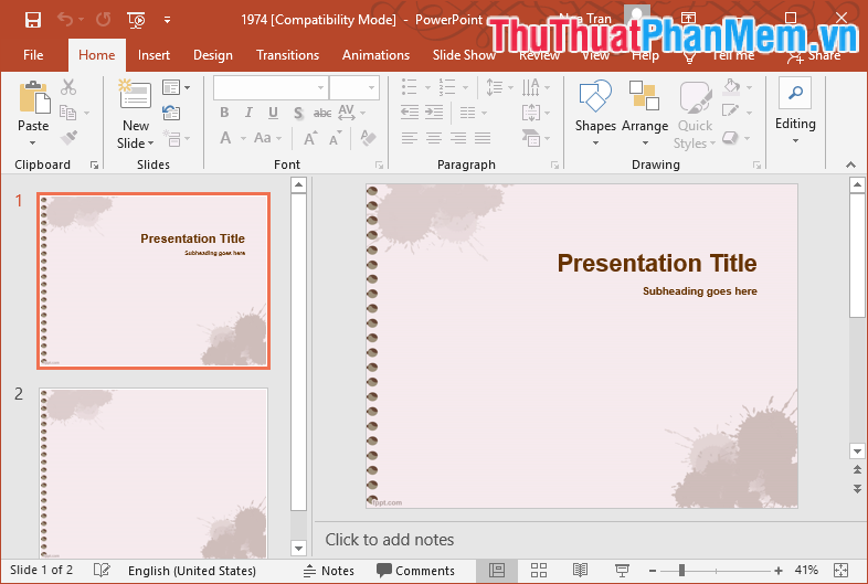 Mẫu PowerPoint đẹp số 13