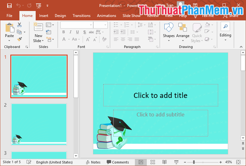 Mẫu PowerPoint đẹp số 14