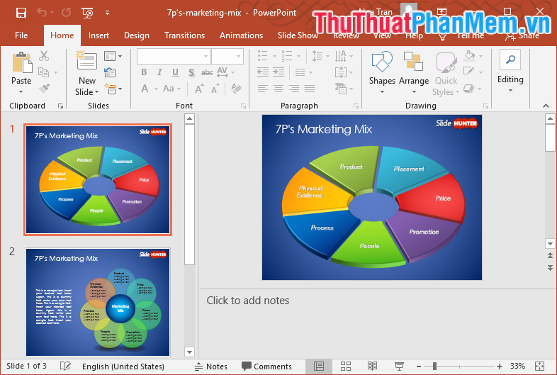 Mẫu PowerPoint đẹp số 18