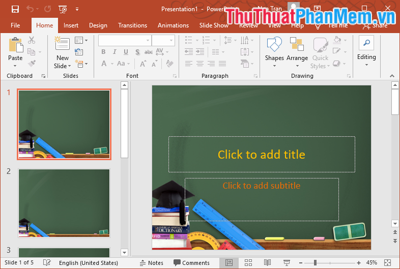 Mẫu PowerPoint đẹp số 15