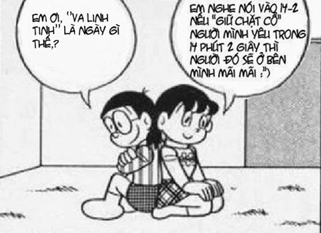 Meme ngày lễ tình nhân của Nobita