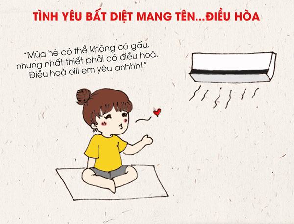 hình ảnh tình yêu máy lạnh