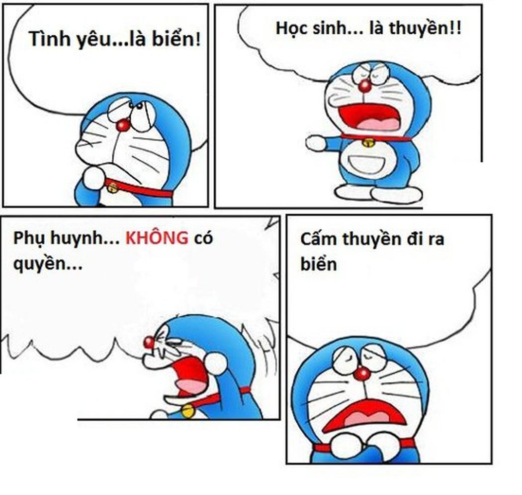 Chế ảnh siêu yêu của Doraemon