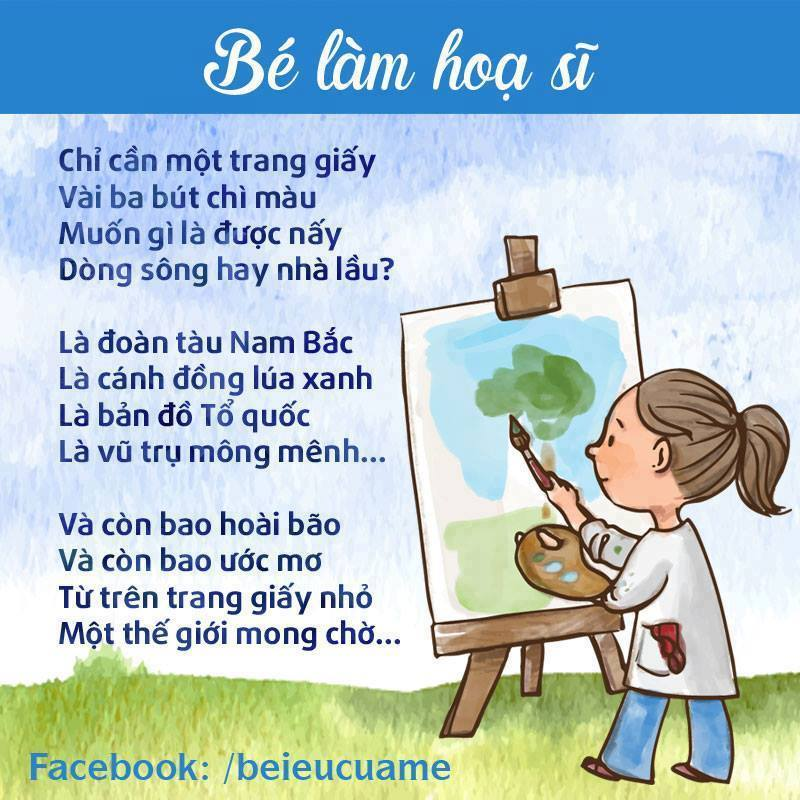 Image of poem Baby is an artist