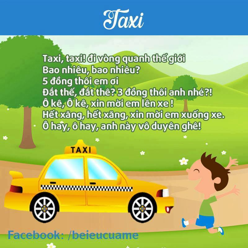 Taxi poem image