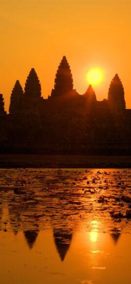 Hình ảnh đẹp về hoàng hôn Siem Reap
