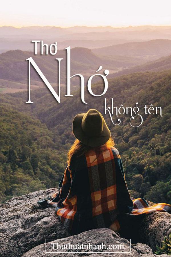 bài thơ nhớ không tên