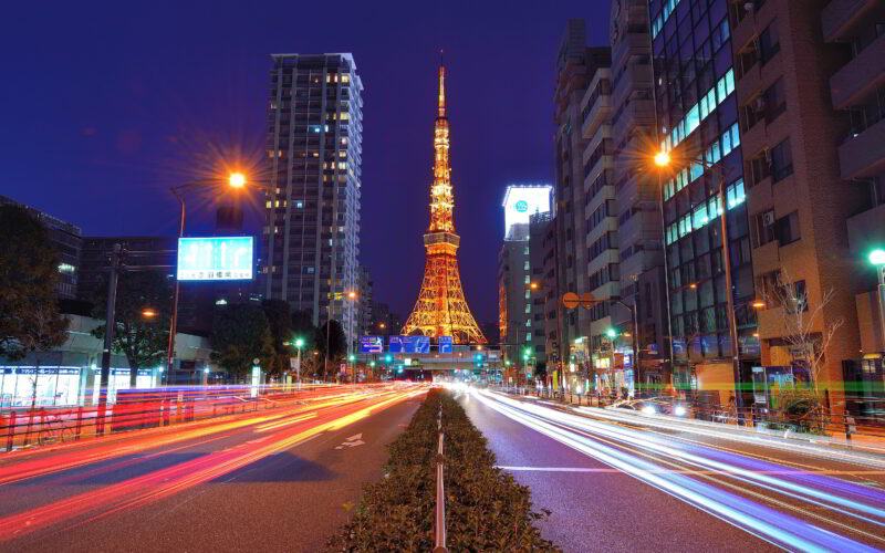 Hình ảnh hoàn hảo của tháp Tokyo