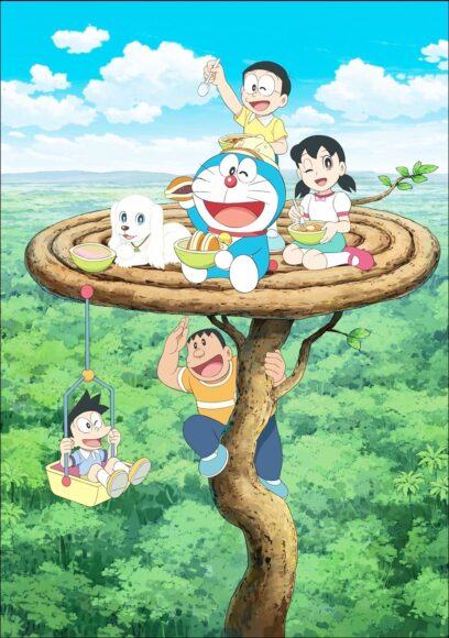 Hình ảnh hoạt hình đẹp Doraemon và những người bạn tốt