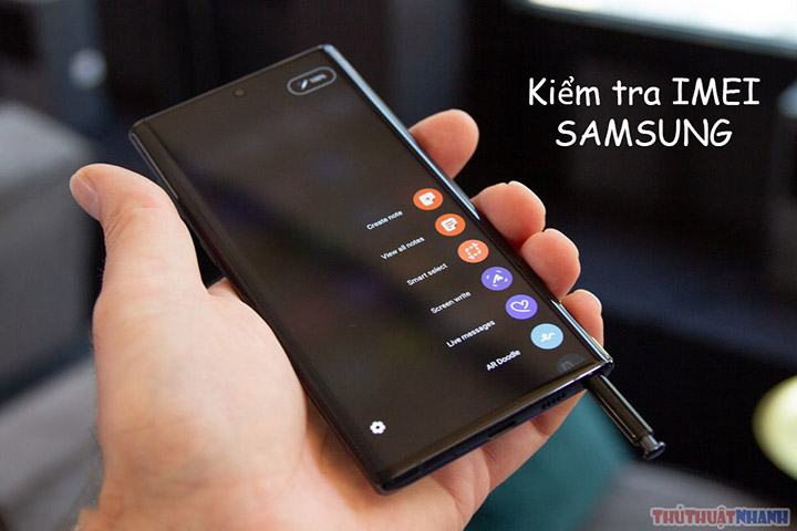 cách kiểm tra imei