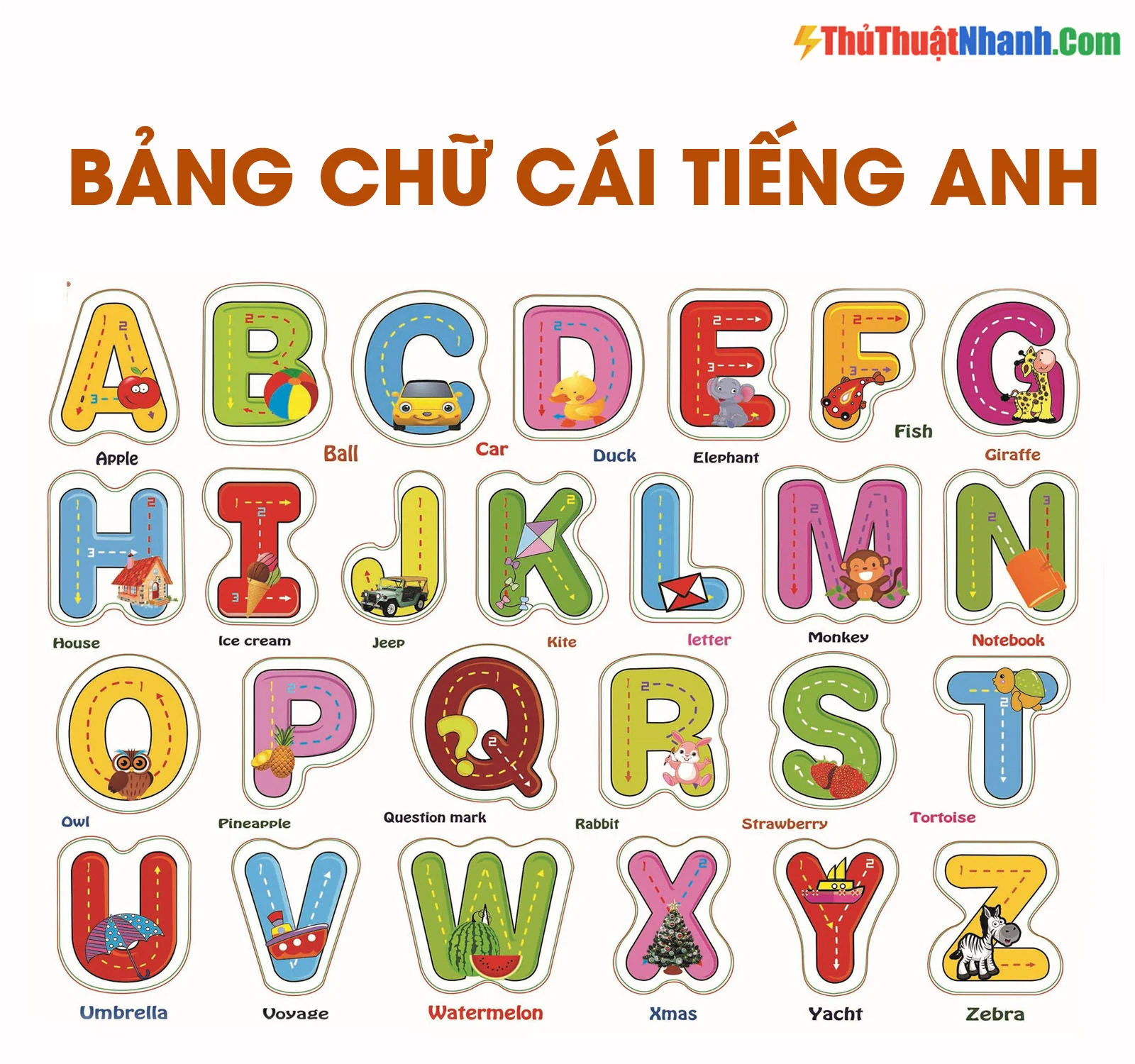 222 Hình tô màu chữ cái Tiếng Việt chuẩn đầy đủ nhất  Trường THCS Đồng Phú