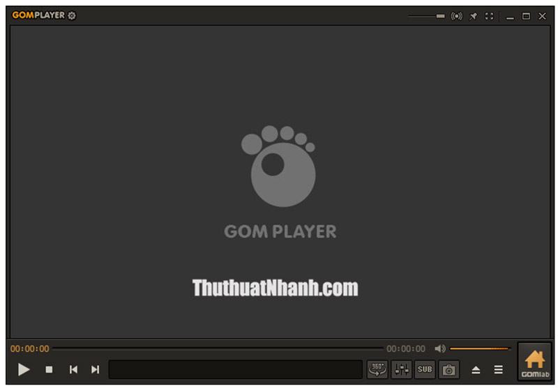 gom player phần mềm xem video MP4