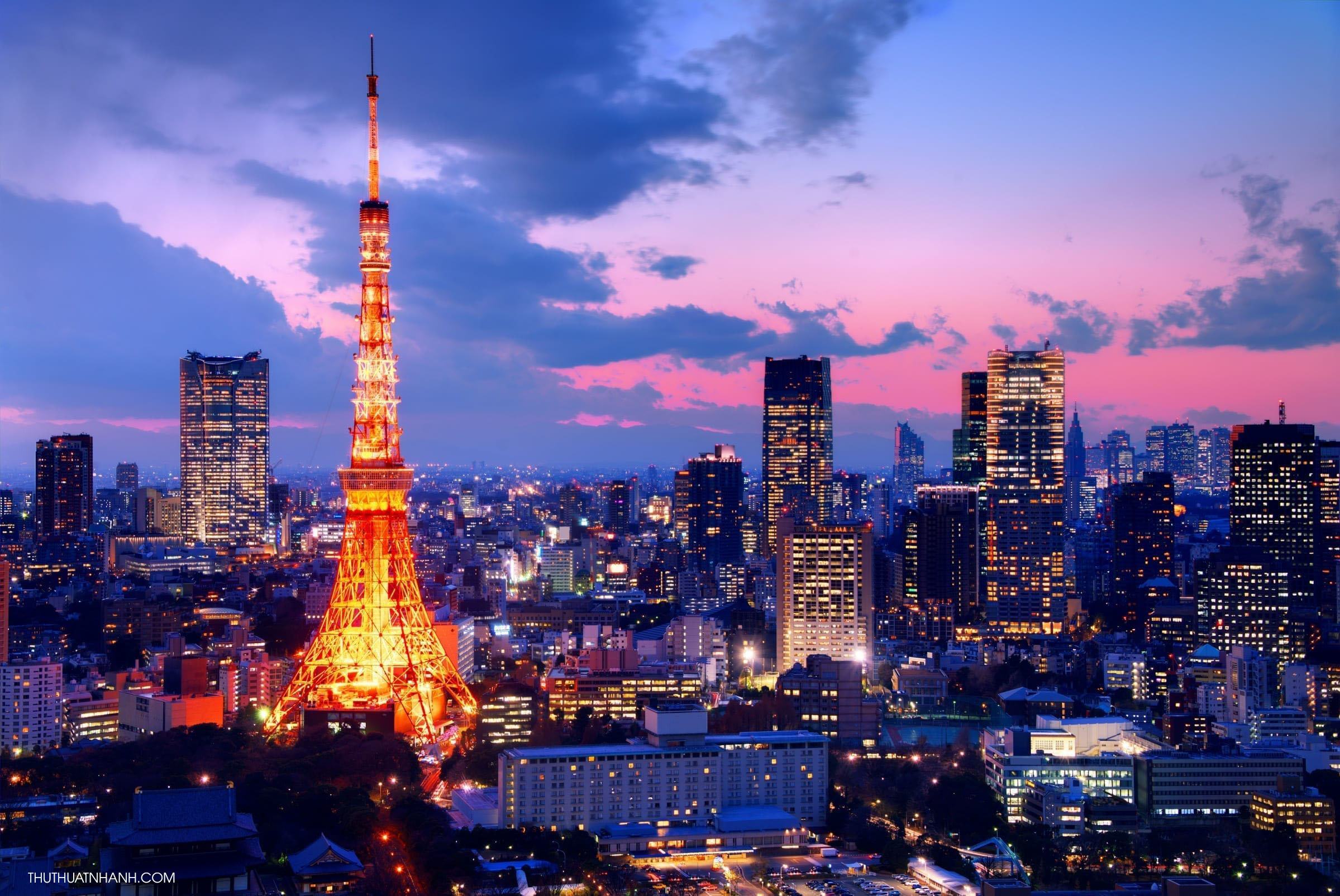 hình ảnh tháp tokyo nhật bản