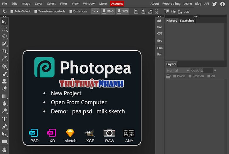 photoshop trực tuyến