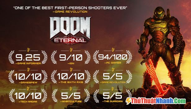 Top game bắn súng trên PC Doom Eternal