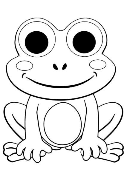 Vẽ con ếch đơn giản