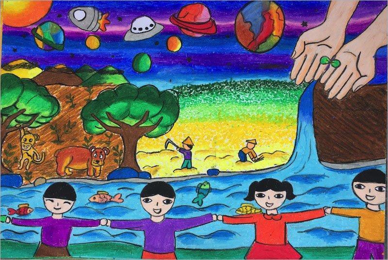 Vẽ tranh theo chủ đề ước mơ của em học sinh lớp 8, cách đơn giản nhất để cứu trái đất và thế giới