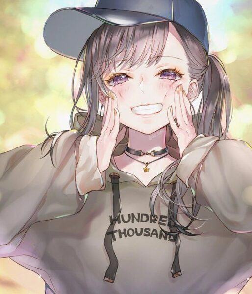 avatar đẹp cho anime girl cười dễ thương