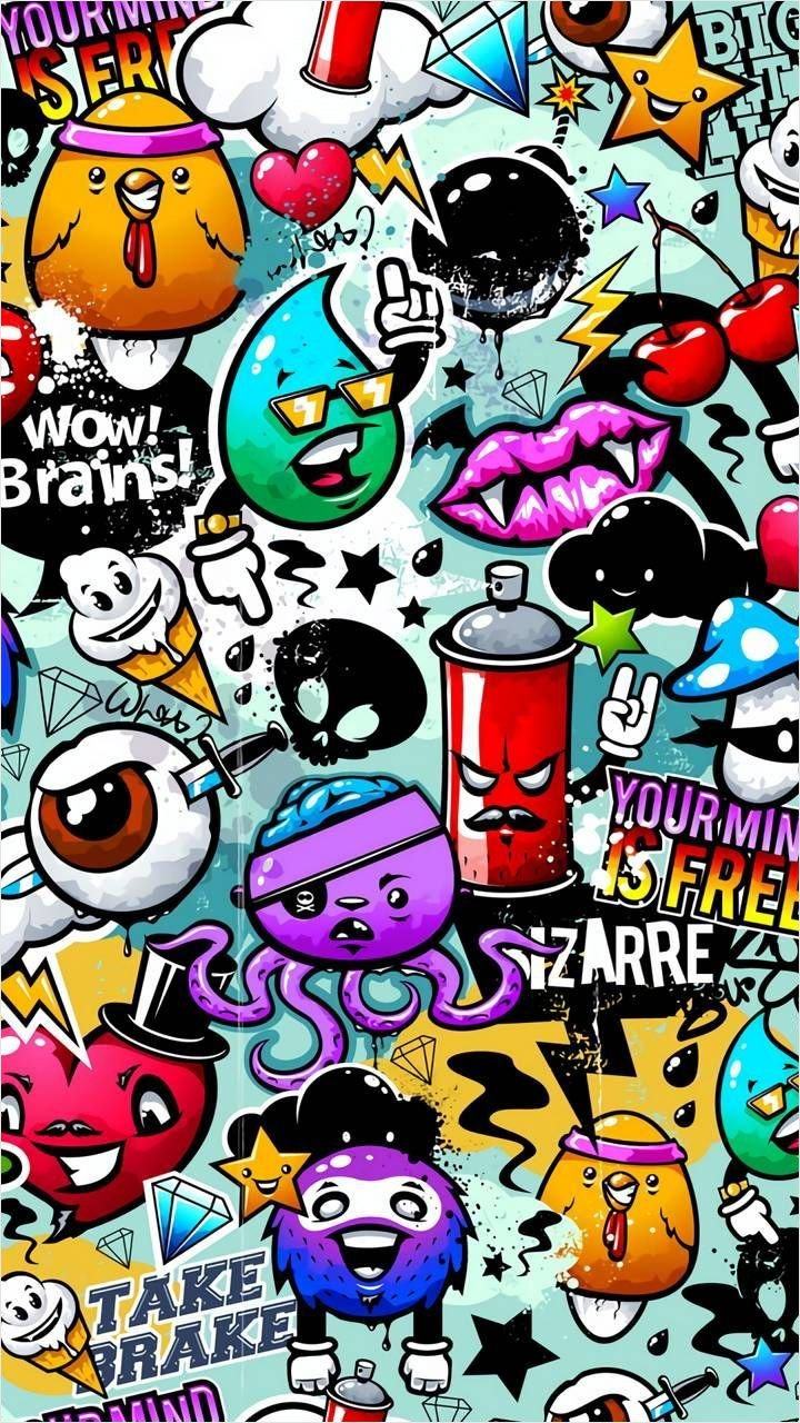 300 Hình nền Graffiti cho điện thoại laptop thể hiện cá tính riêng