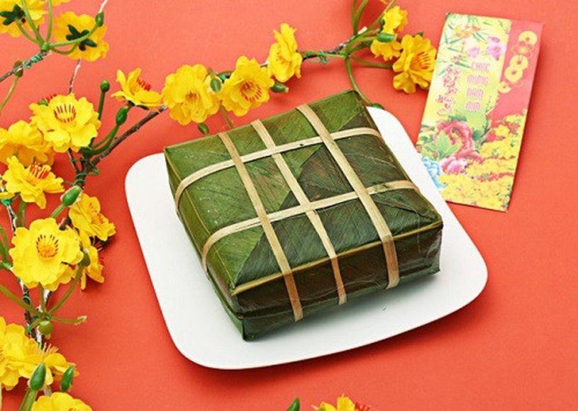 Hình ảnh bánh chưng trong ngày Tết cổ truyền Việt Nam
