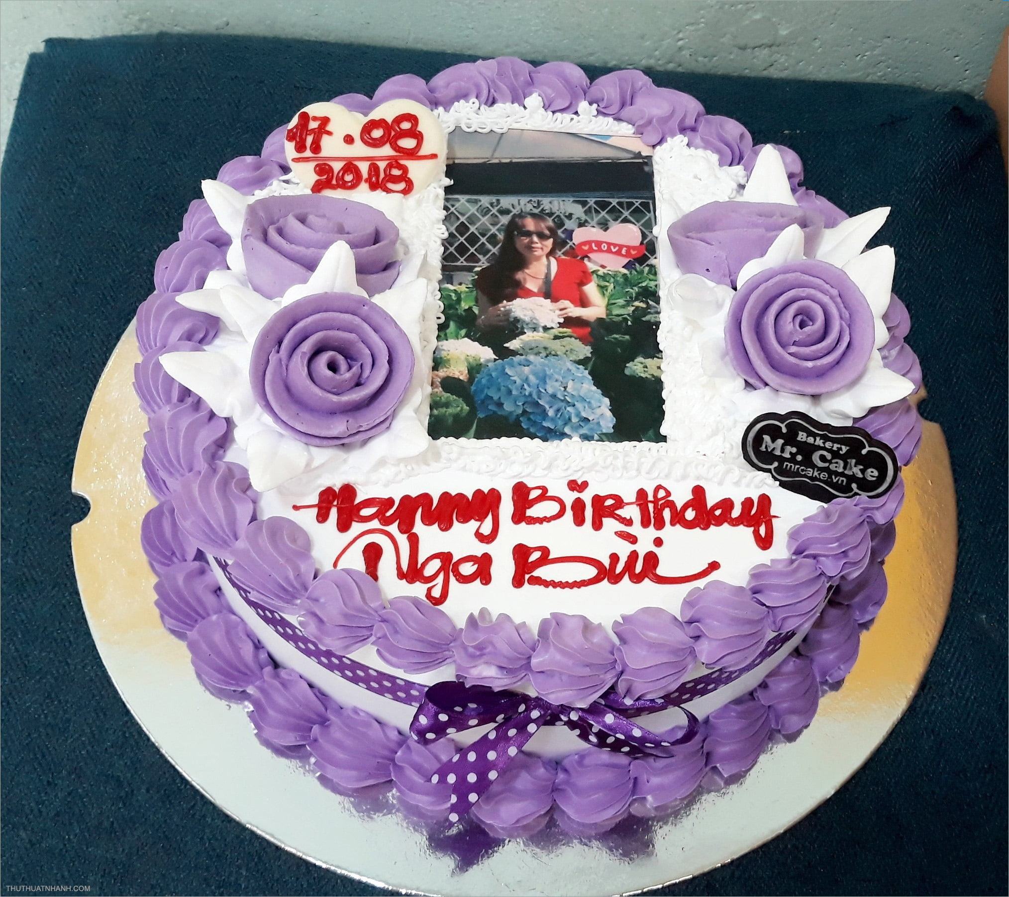 Bánh sinh nhật in hình công chúa Elsa