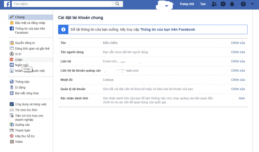 Cách chặn người khác trên Facebook