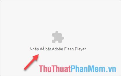 Các trang web yêu cầu một lần nhấn để bật Flash Player