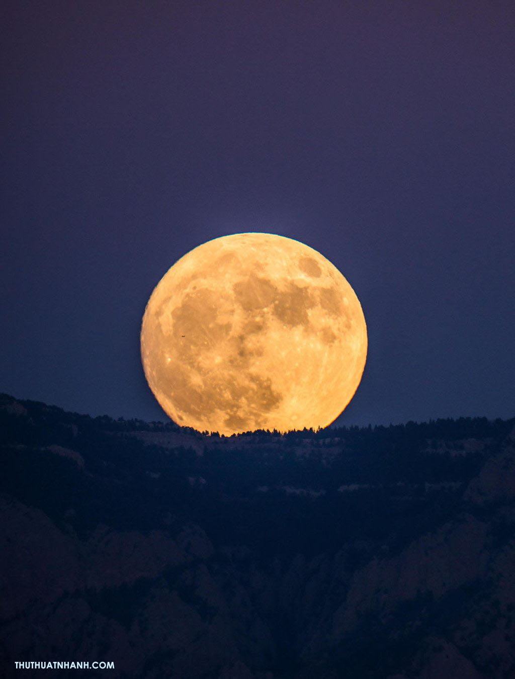 hình ảnh siêu trăng blue moon