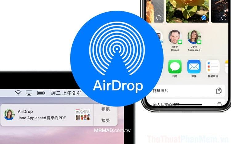Cách đổi tên iPhone, iPad khi dùng Airdrop