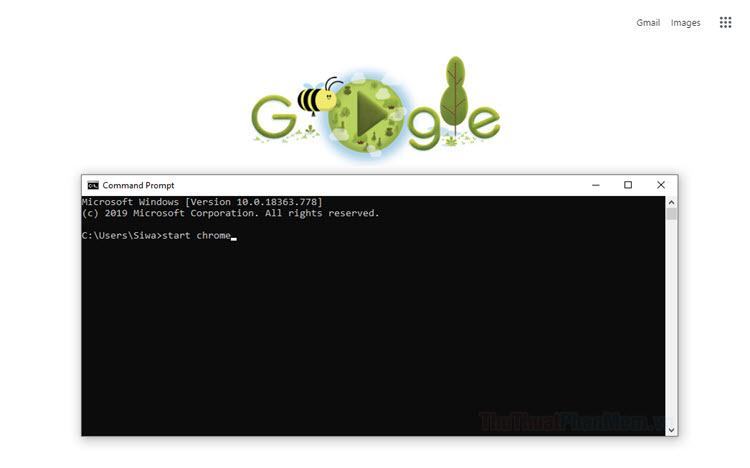 Cách mở trình duyệt Chrome, Edge, Firefox bằng lệnh CMD trên Windows