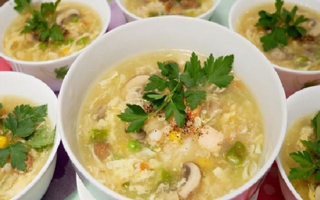 cách nấu súp hải sản 1