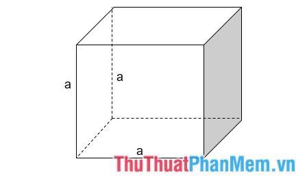 Cách tính thể tích hình lập phương