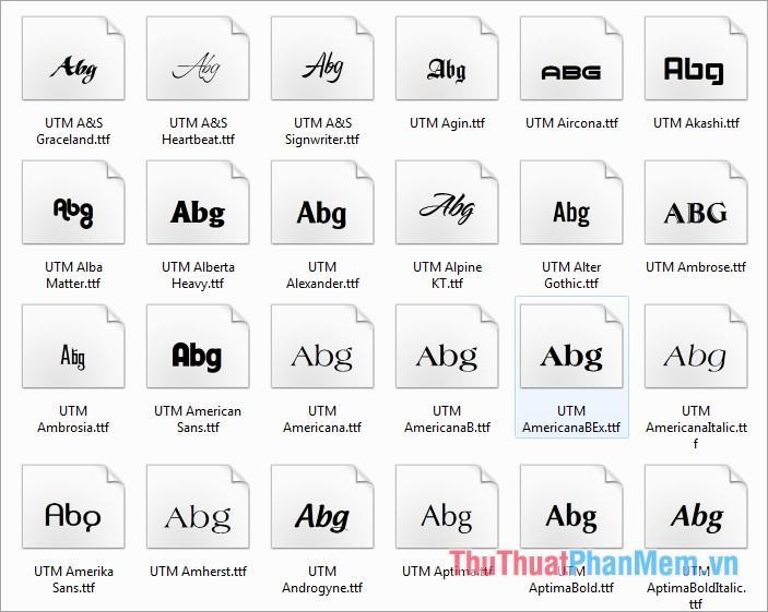 Bộ font UTM: Bộ font UTM với những kiểu chữ độc đáo, hiện đại đang trở thành một lựa chọn phổ biến cho các nhà thiết kế và đại diện thương hiệu. Khám phá hình ảnh về bộ font UTM để tìm kiếm những mẫu chữ ấn tượng, giúp tạo nên đặc trưng riêng cho thương hiệu của bạn.