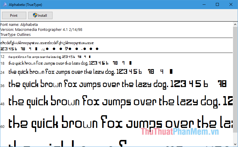 Một số hình ảnh bộ font SHX - 1