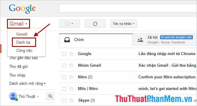 Gửi mail hàng loạt trong Gmail
