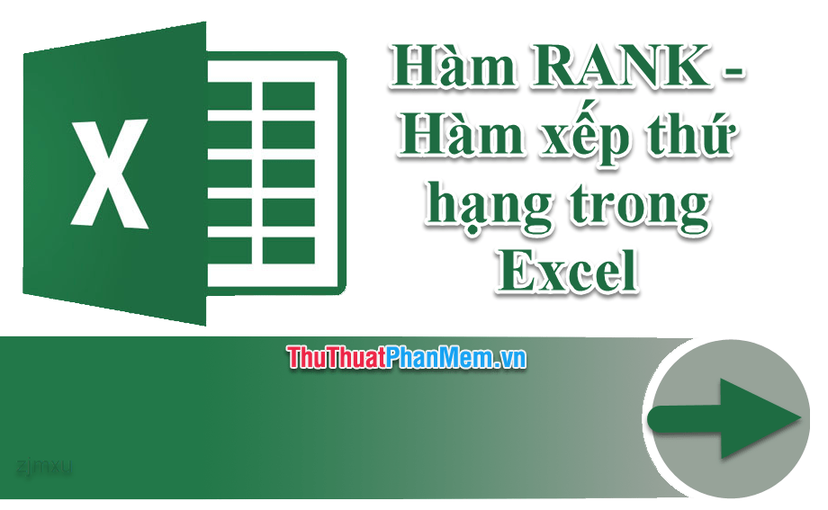 Hàm RANK - Hàm xếp hạng trong Excel