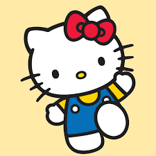 Hello Kitty bé giơ tay xin chào