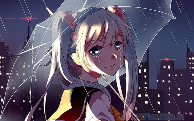 Ảnh Anime Nữ Buồn Đẹp ❤️ Hình Buồn Khóc Nữ, Cô Đơn