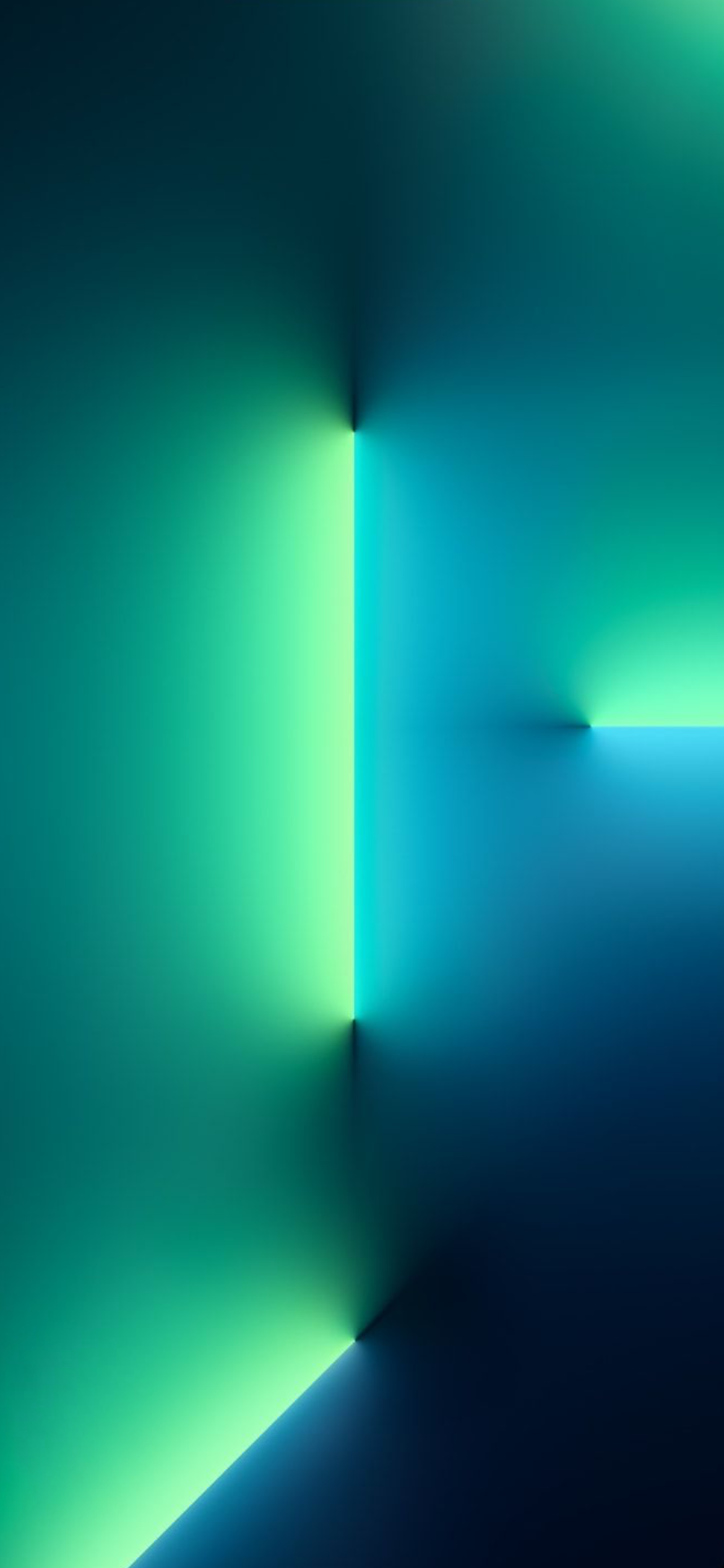 Hình nền ánh sáng xanh iPhone 13