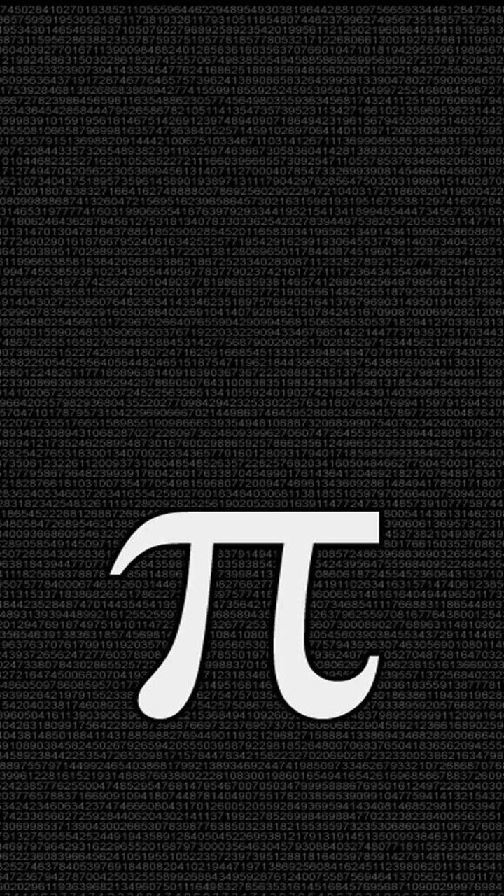 Hình nền số Pi toán học cho điện thoại