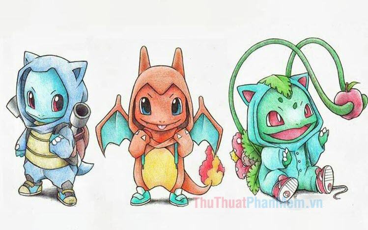 Hình Vẽ Pokemon Cách Vẽ Pokemon Cute Đơn Giản Dễ Vẽ