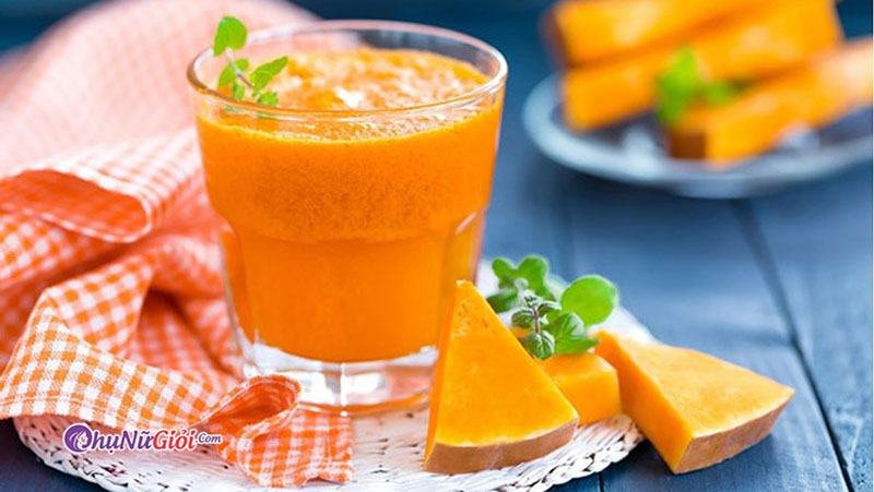 cách làm sinh tố cà rốt