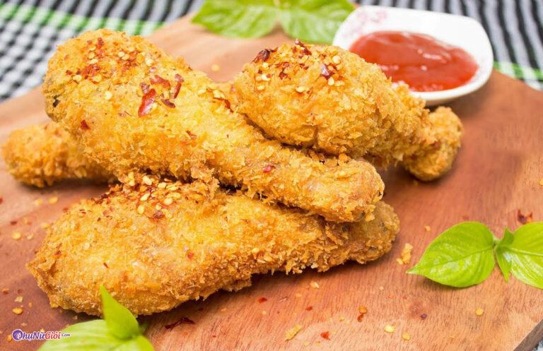 Hướng dẫn cách làm gà rán tẩm bột chiên giòn ngon như KFC