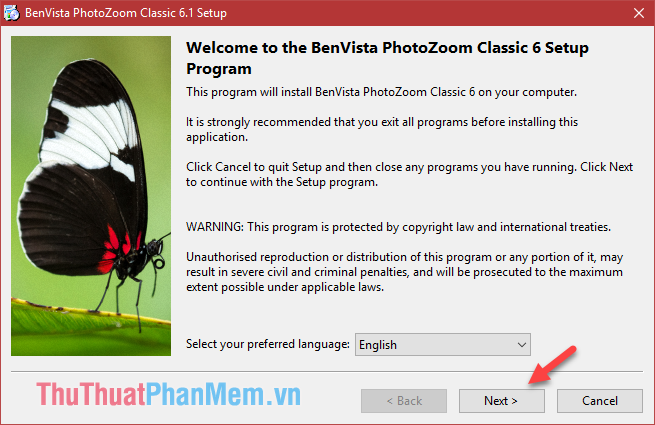 Cài đặt phần mềm PhotoZoom trên thiết bị của bạn