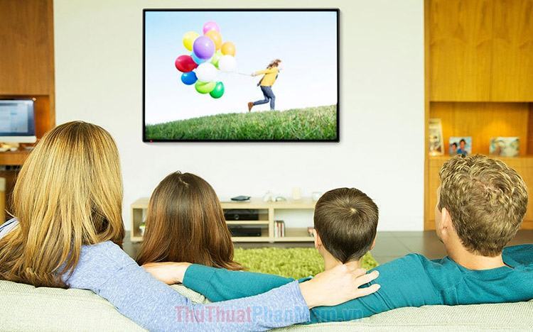 Khoảng cách xem tivi chuẩn cho từng loại tivi để an toàn cho mắt