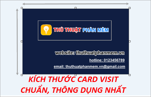 Kích thước card visit chuẩn, thông dụng nhất